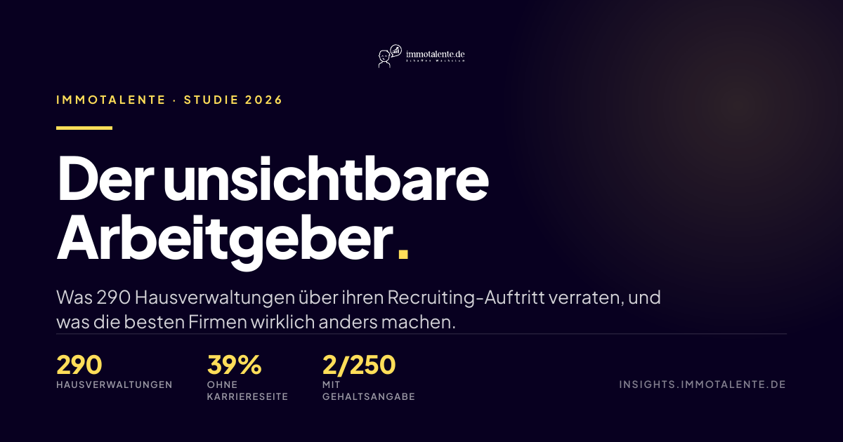 Cover der Stellenanzeigen-Studie 2026